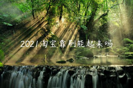 2021淘寶靠刷能起來嗎